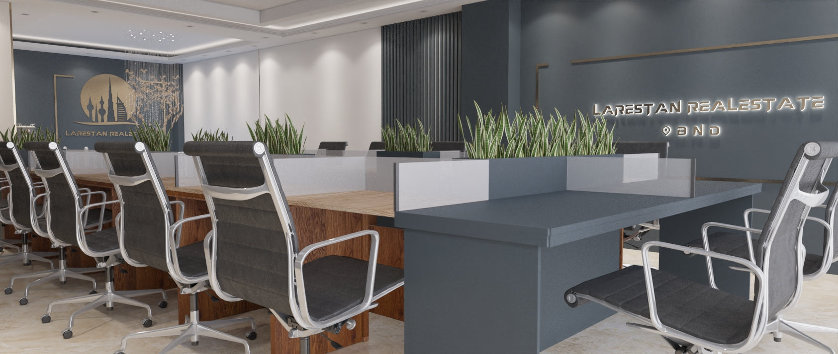 office interior design workspace