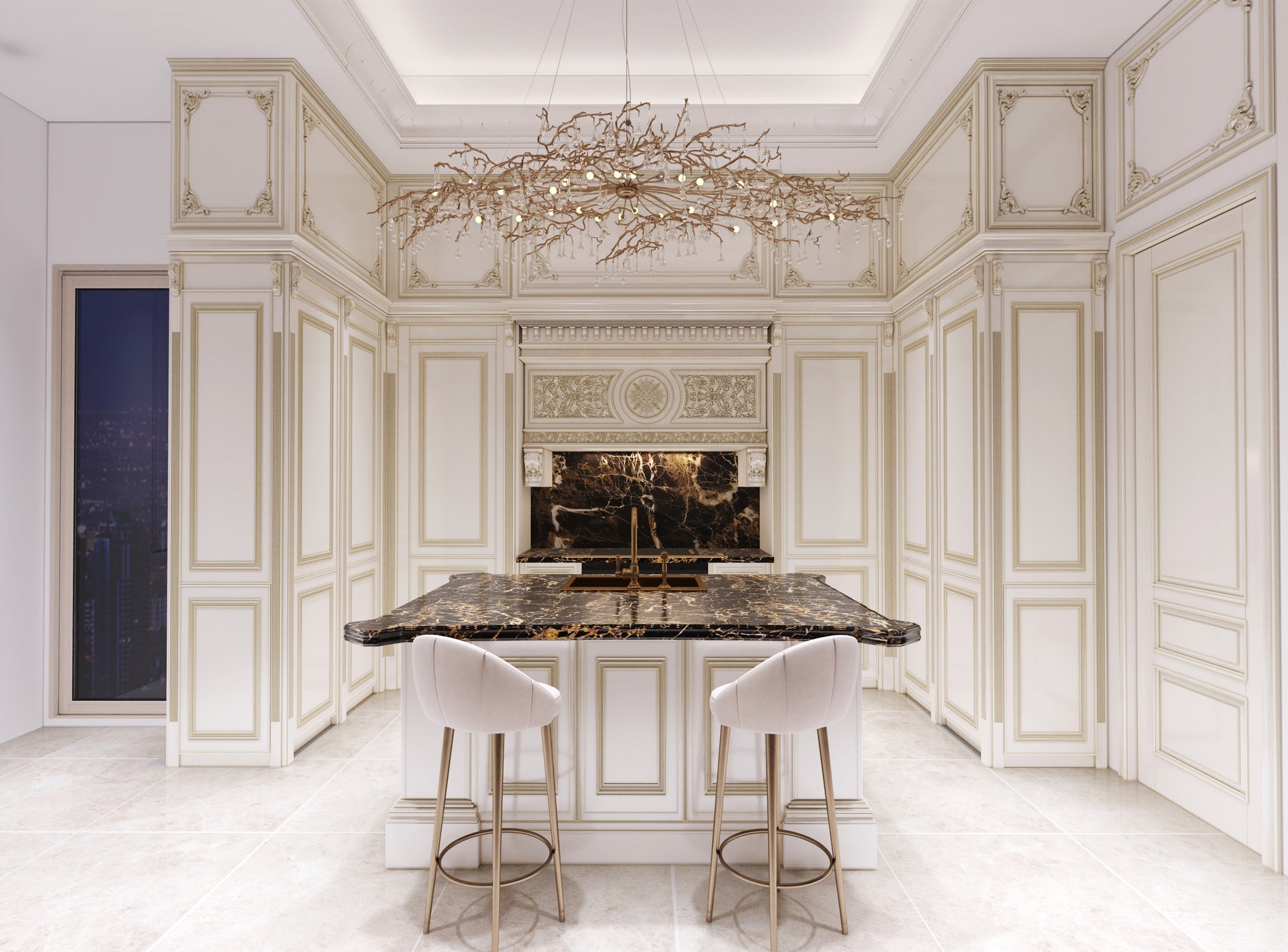 modern kitchen remodeling dubai